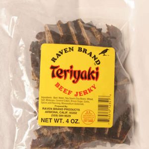 Teriyaki Jerky 4oz Bag