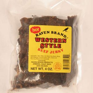 Western Style Jerky HOT 4oz Bag