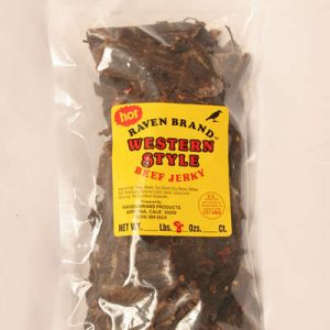 Western Style Jerky HOT 8oz Bag